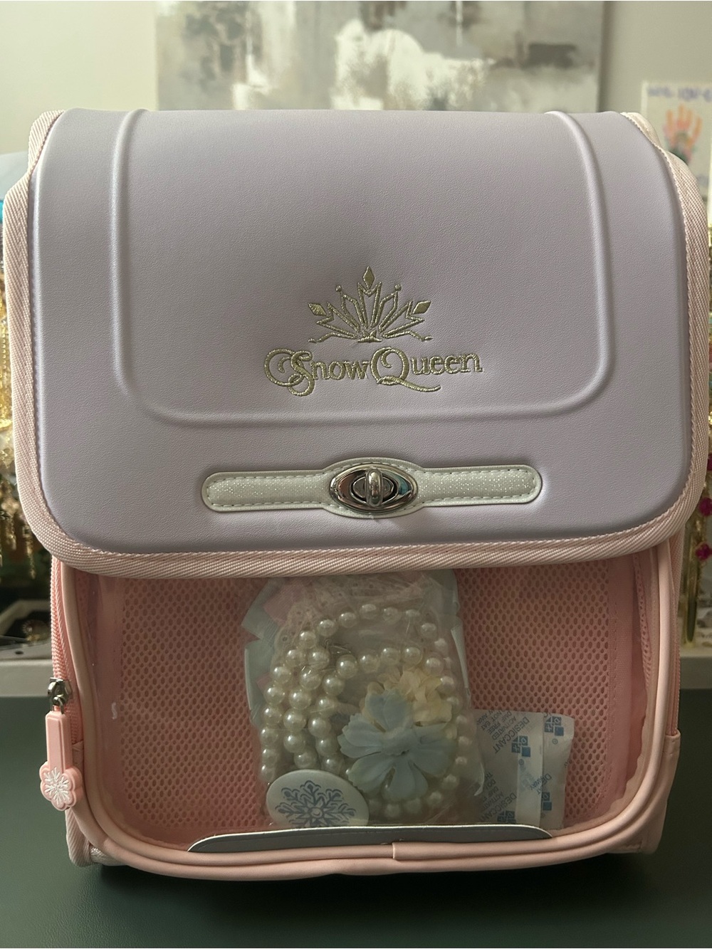 Disney Lavender & Pale Pink Frozen Backpack